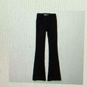 A&F Skinny Flare High Rise Black Jean